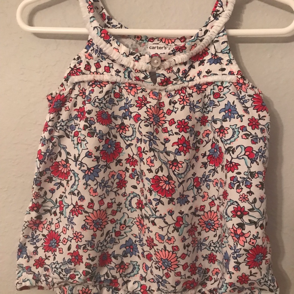 Floral tank top